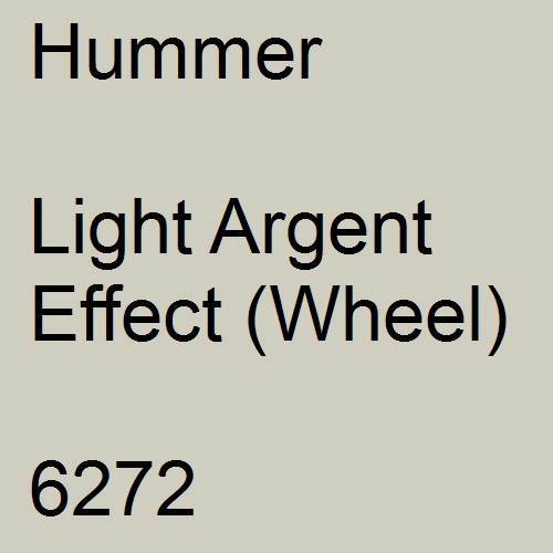 Hummer, Light Argent Effect (Wheel), 6272.